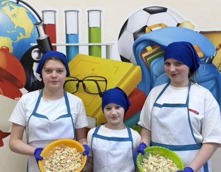 Приготовление салата 