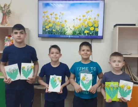 В группе мальчиков прошло творческое занятие «Одуванчики»